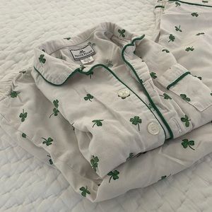 Petite Plume Shamrock PJs - Sz 8